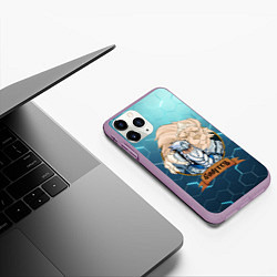 Чехол iPhone 11 Pro матовый Godfrey elden ring, цвет: 3D-сиреневый — фото 2