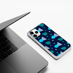 Чехол iPhone 11 Pro матовый ГРАФИЧЕСКОЕ ИЗОБРАЖЕНИЯ, цвет: 3D-белый — фото 2