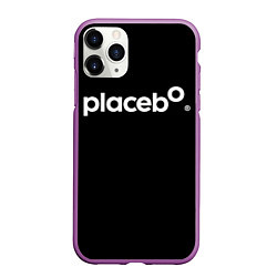 Чехол iPhone 11 Pro матовый Плацебо Логотип, цвет: 3D-фиолетовый