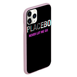 Чехол iPhone 11 Pro матовый Placebo Never Let Me Go, цвет: 3D-розовый — фото 2