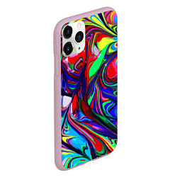 Чехол iPhone 11 Pro матовый Vanguard color pattern Expression, цвет: 3D-розовый — фото 2