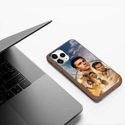 Чехол iPhone 11 Pro матовый Uncharted: на картах не значится, цвет: 3D-коричневый — фото 2