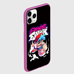 Чехол iPhone 11 Pro матовый Friday Night Funkin Boyfrend, цвет: 3D-фиолетовый — фото 2