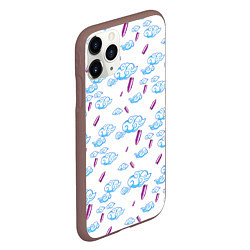 Чехол iPhone 11 Pro матовый ARCANE League Of Legends ТАТУИРОВКА, цвет: 3D-коричневый — фото 2