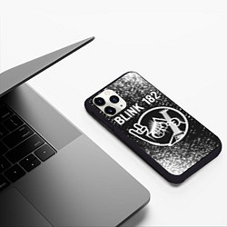 Чехол iPhone 11 Pro матовый Blink 182 КОТ Спрей, цвет: 3D-черный — фото 2
