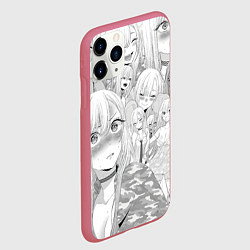 Чехол iPhone 11 Pro матовый Марин Китагава Эта фарфоровая кукла влюбилась Patt, цвет: 3D-малиновый — фото 2