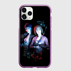 Чехол iPhone 11 Pro матовый Хлоя Прайс & Максин Колфилд, цвет: 3D-фиолетовый