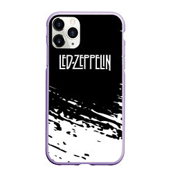 Чехол iPhone 11 Pro матовый LED ZEPPELIN ЛЕД ЗЕППЕЛИН, цвет: 3D-светло-сиреневый