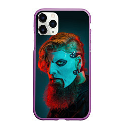 Чехол iPhone 11 Pro матовый James Root - Slipknot - We are Not Your Kind, цвет: 3D-фиолетовый