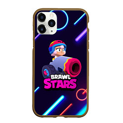 Чехол iPhone 11 Pro матовый Brawl stars Bonny, цвет: 3D-коричневый