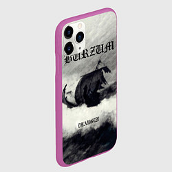 Чехол iPhone 11 Pro матовый Burzum - Draugen, цвет: 3D-фиолетовый — фото 2