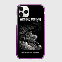 Чехол iPhone 11 Pro матовый Burzum ishi krimpatul, цвет: 3D-фиолетовый