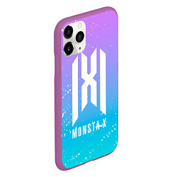 Чехол iPhone 11 Pro матовый Monsta x neon, цвет: 3D-фиолетовый — фото 2