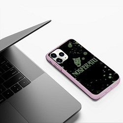 Чехол iPhone 11 Pro матовый Носферату The Masquerade Bloodhunt, цвет: 3D-розовый — фото 2