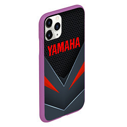 Чехол iPhone 11 Pro матовый YAMAHA ТЕХНОЛОГИЧЕСКАЯ БРОНЯ, цвет: 3D-фиолетовый — фото 2