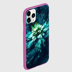 Чехол iPhone 11 Pro матовый Цветок с пандоры, цвет: 3D-фиолетовый — фото 2