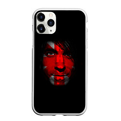 Чехол iPhone 11 Pro матовый Red Hot Chili Peppers солист группы лицо, цвет: 3D-белый