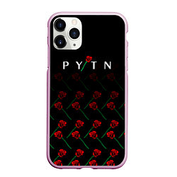 Чехол iPhone 11 Pro матовый Payton Moormeie pattern rose, цвет: 3D-розовый