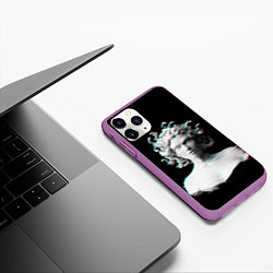Чехол iPhone 11 Pro матовый Горгона медуза medusa gorgon, цвет: 3D-фиолетовый — фото 2