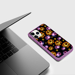 Чехол iPhone 11 Pro матовый Five Nights at Freddys: Security Breach Луна и Сол, цвет: 3D-фиолетовый — фото 2