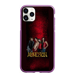 Чехол iPhone 11 Pro матовый Maneskin on Spotify, цвет: 3D-фиолетовый