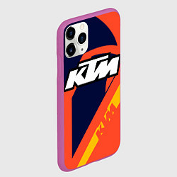 Чехол iPhone 11 Pro матовый KTM VINTAGE SPORTWEAR, цвет: 3D-фиолетовый — фото 2