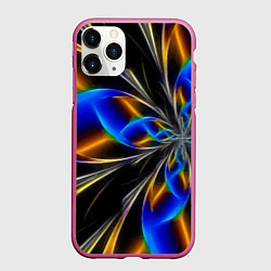 Чехол iPhone 11 Pro матовый Neon vanguard pattern Fashion 2023, цвет: 3D-малиновый