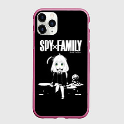 Чехол iPhone 11 Pro матовый Аня Форджер Семья Шпиона Spy x Family, цвет: 3D-малиновый