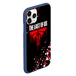 Чехол iPhone 11 Pro матовый The last of us 2 - цикады текстура, цвет: 3D-тёмно-синий — фото 2