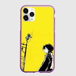 Чехол iPhone 11 Pro матовый Аниме Песнь Ночных Сов Song Of The Night Walkers