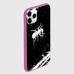 Чехол iPhone 11 Pro матовый The prodigy - паук, цвет: 3D-фиолетовый — фото 2