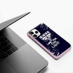 Чехол iPhone 11 Pro матовый The last of us 2 - ЦИКАДЫ LOOK FOR THE LIGHT, цвет: 3D-розовый — фото 2