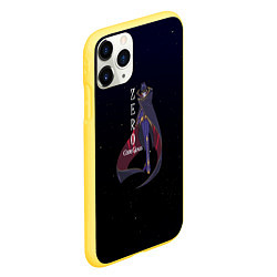 Чехол iPhone 11 Pro матовый Code Geass Зеро, цвет: 3D-желтый — фото 2
