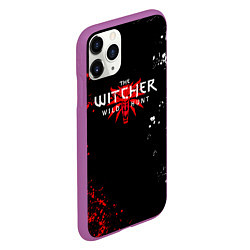 Чехол iPhone 11 Pro матовый THE WITCHER: Ведьмак: Охотник на Монстров, цвет: 3D-фиолетовый — фото 2