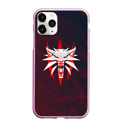 Чехол iPhone 11 Pro матовый THE WITCHER КОГОТЬ МОЛНИИ, цвет: 3D-розовый