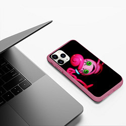 Чехол iPhone 11 Pro матовый POPPY PLAYTIME - Mommy long legs - Мама длинные но, цвет: 3D-малиновый — фото 2