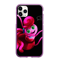 Чехол iPhone 11 Pro матовый POPPY PLAYTIME - Mommy long legs Мама длинные ноги, цвет: 3D-фиолетовый