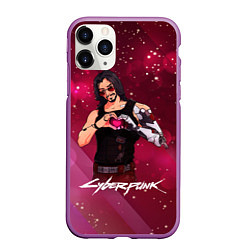 Чехол iPhone 11 Pro матовый Love Johnny, цвет: 3D-фиолетовый