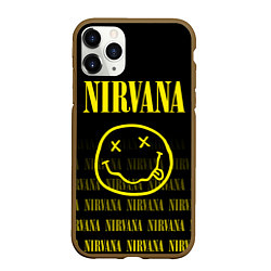 Чехол iPhone 11 Pro матовый Smile Nirvana, цвет: 3D-коричневый