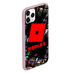Чехол iPhone 11 Pro матовый ROBLOX СЮЖЕТЫ И ЛОГОТИП, цвет: 3D-розовый — фото 2