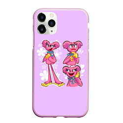 Чехол iPhone 11 Pro матовый РАЗНАЯ КИССИ МИССИ KISSY MISSY, цвет: 3D-розовый