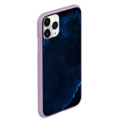 Чехол iPhone 11 Pro матовый Звездные облака, цвет: 3D-сиреневый — фото 2