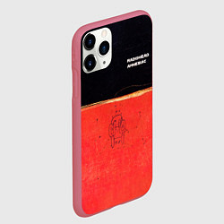 Чехол iPhone 11 Pro матовый Radiohead - Amnesiac, цвет: 3D-малиновый — фото 2