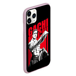 Чехол iPhone 11 Pro матовый GACHIMUCHI WARRIOR ГАЧИМУЧИ ВОИН, цвет: 3D-розовый — фото 2