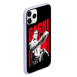 Чехол iPhone 11 Pro матовый GACHIMUCHI WARRIOR ГАЧИМУЧИ ВОИН, цвет: 3D-светло-сиреневый — фото 2