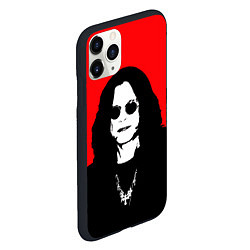 Чехол iPhone 11 Pro матовый OZZY OSBOURNE ОЗЗИ ОСБОРН, цвет: 3D-черный — фото 2