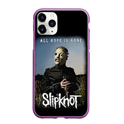 Чехол iPhone 11 Pro матовый SLIPKNOT - All Hope Is Gone Iowa 2008