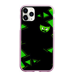 Чехол iPhone 11 Pro матовый GreenMini HuggyWuggyPoppy Playtime, цвет: 3D-розовый