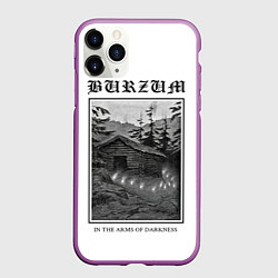 Чехол iPhone 11 Pro матовый In the arms of darkness - Burzum