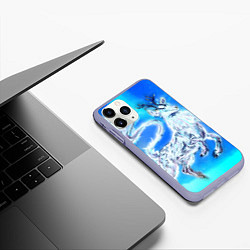 Чехол iPhone 11 Pro матовый Взрослый Твиг из мультфильма Hilda, цвет: 3D-светло-сиреневый — фото 2